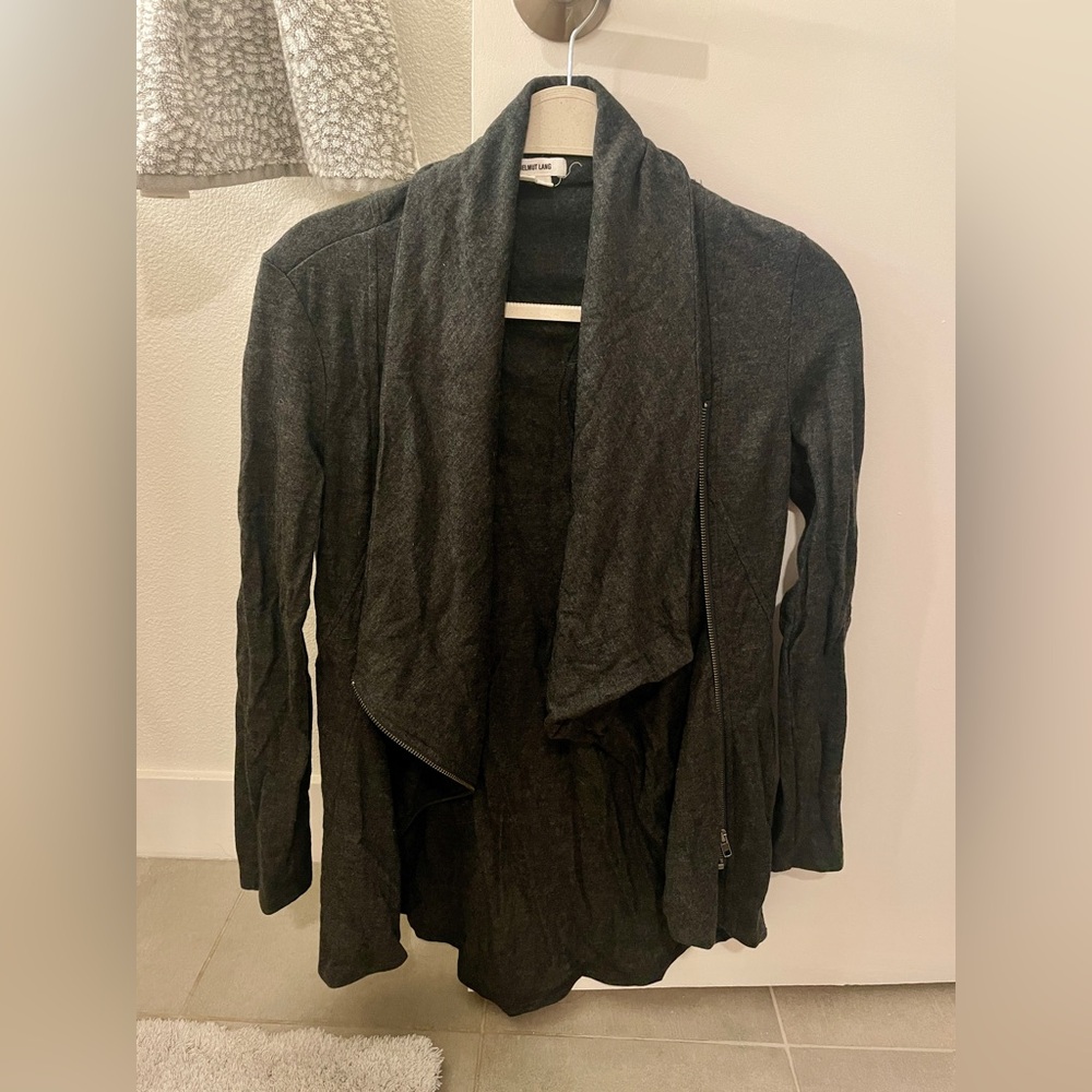 Helmut Lang Grey Wool Jacket Size S
